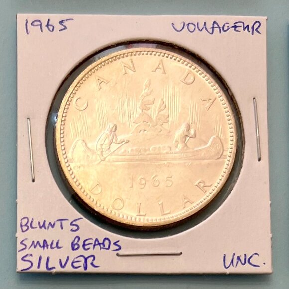 4 x 1965 Canada Silver $1 Dollar Coins! - Picture 4 of 16